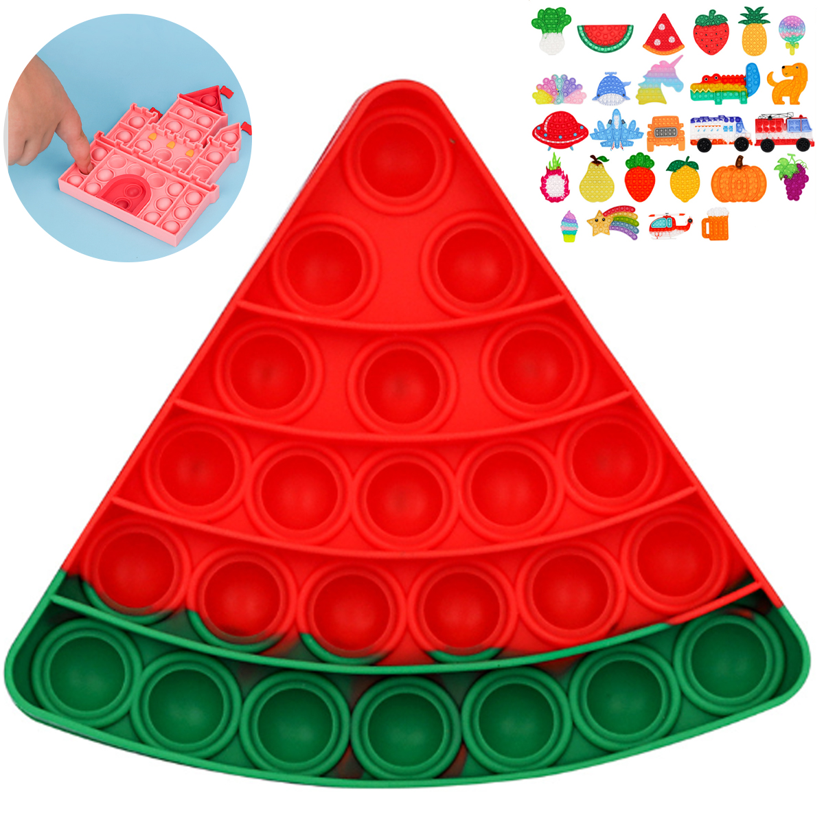 Assorted Shape Pop Bubble Fidget Sensory Toys 2
