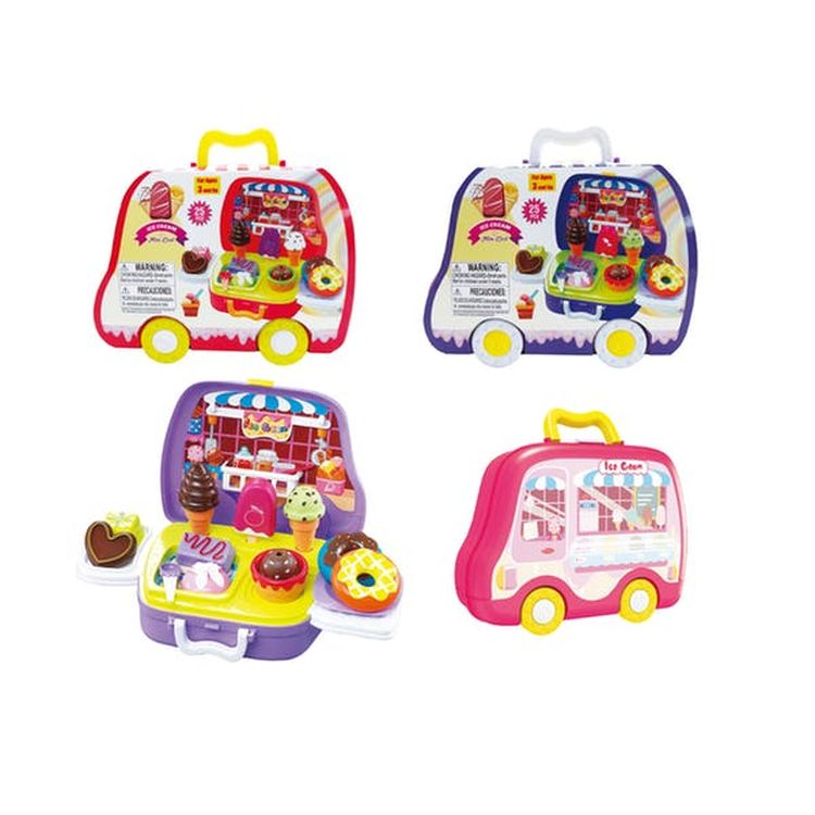 Kitchen Ice Cream Play Set - Carrying Case Assorted Colors 1