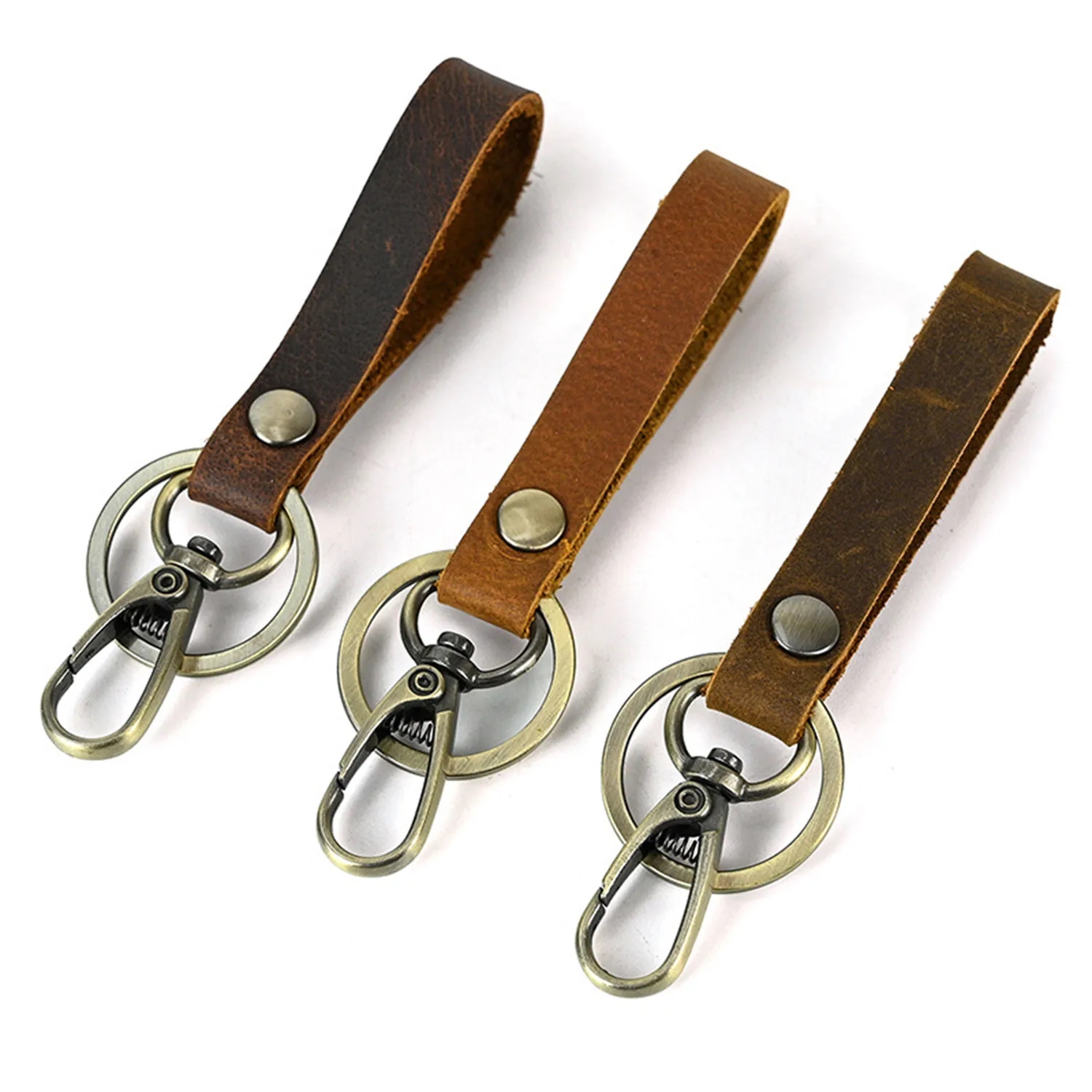 Original Genuine Leather Keychain Pendant 5