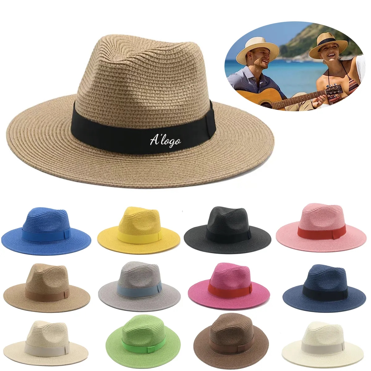 Wide Brim Straw Panama 2