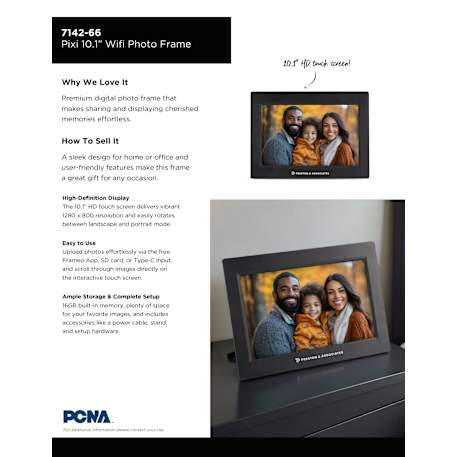 Pixi 10.1" Wifi Photo Frame 67