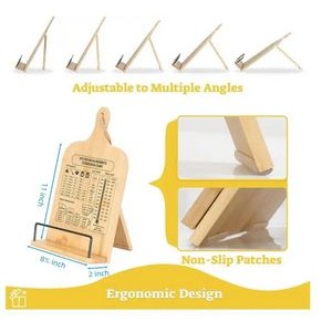 Bamboo Cookbook Stand 2