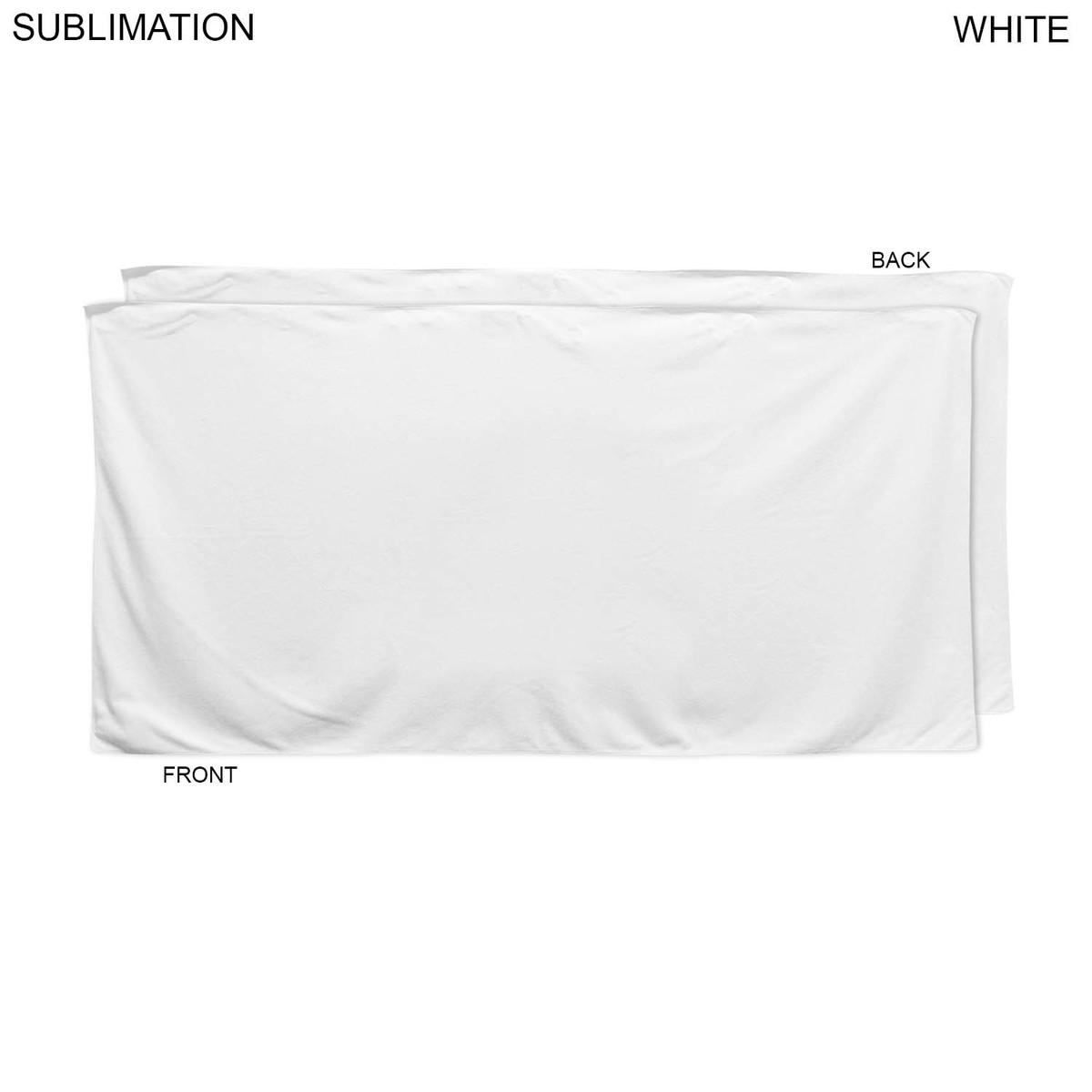 Absorbent Microfiber Dri-Lite Terry Beach, Shower Towel, 30x60, Sublimated Edge to Edge 1 side 8