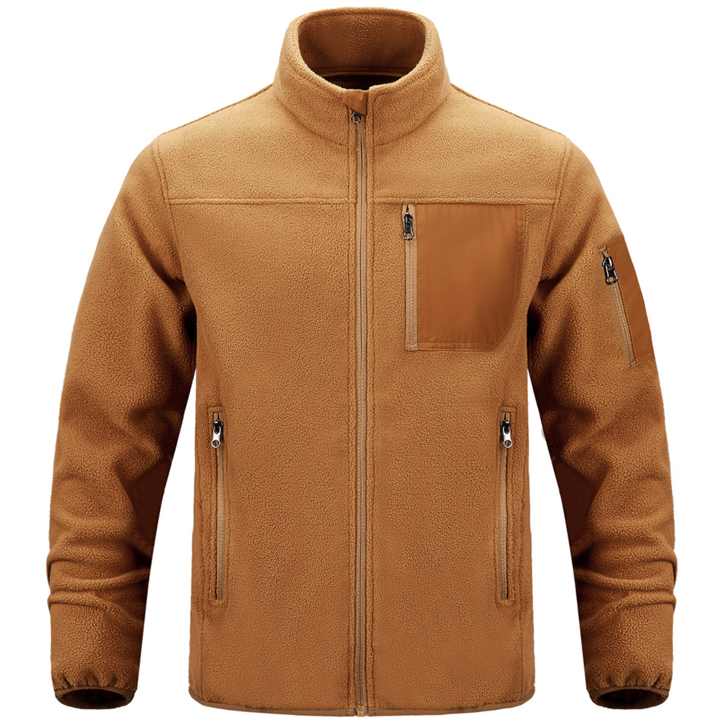 Polyester Men's Outdoor Sports Fleece Jacket 5