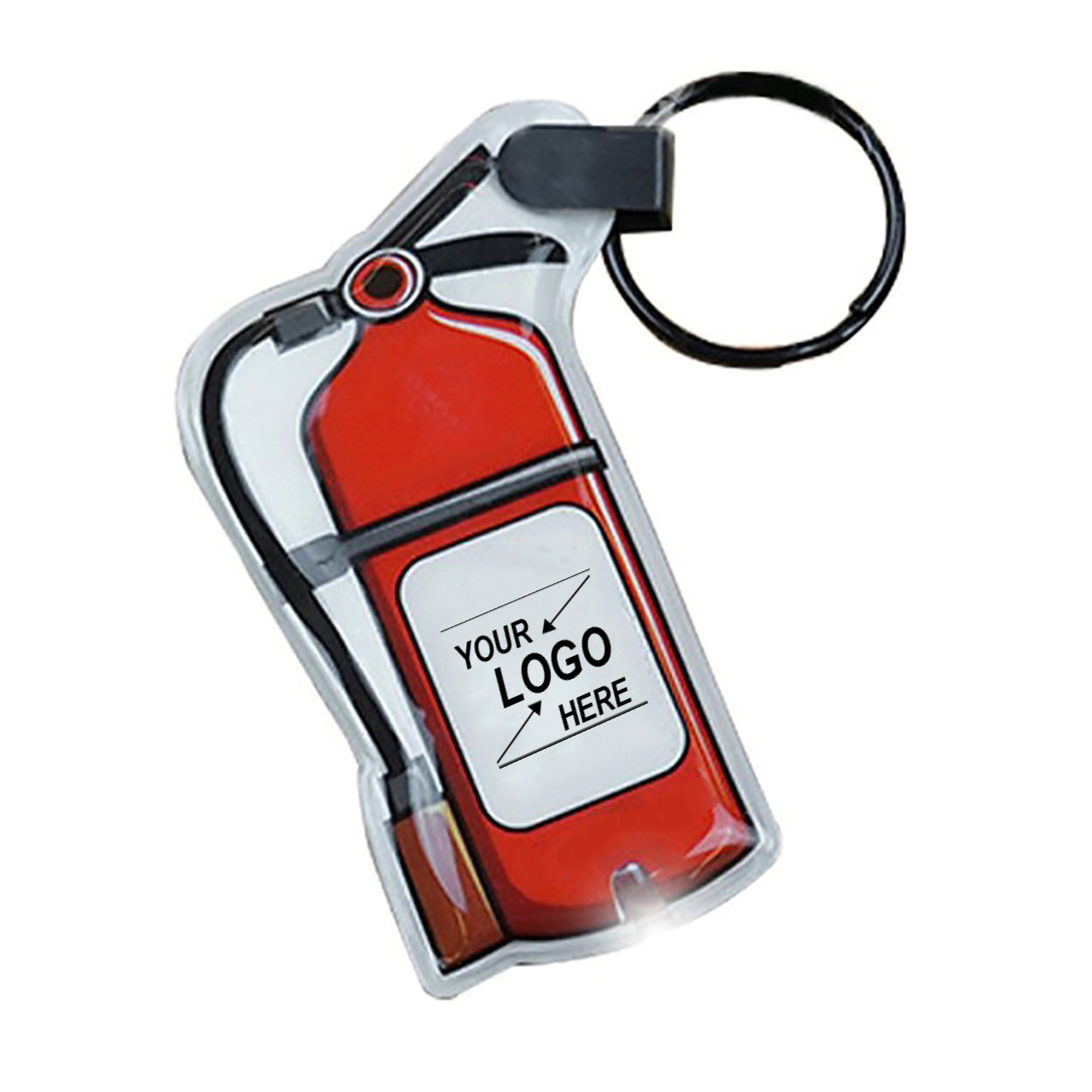 LED Mini Fire Extinguisher Keychain 2