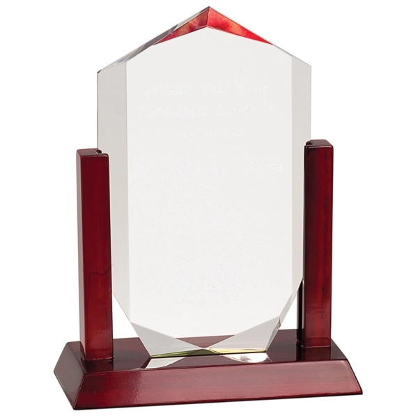 10" Clear Royal Crown Acrylic Award 1
