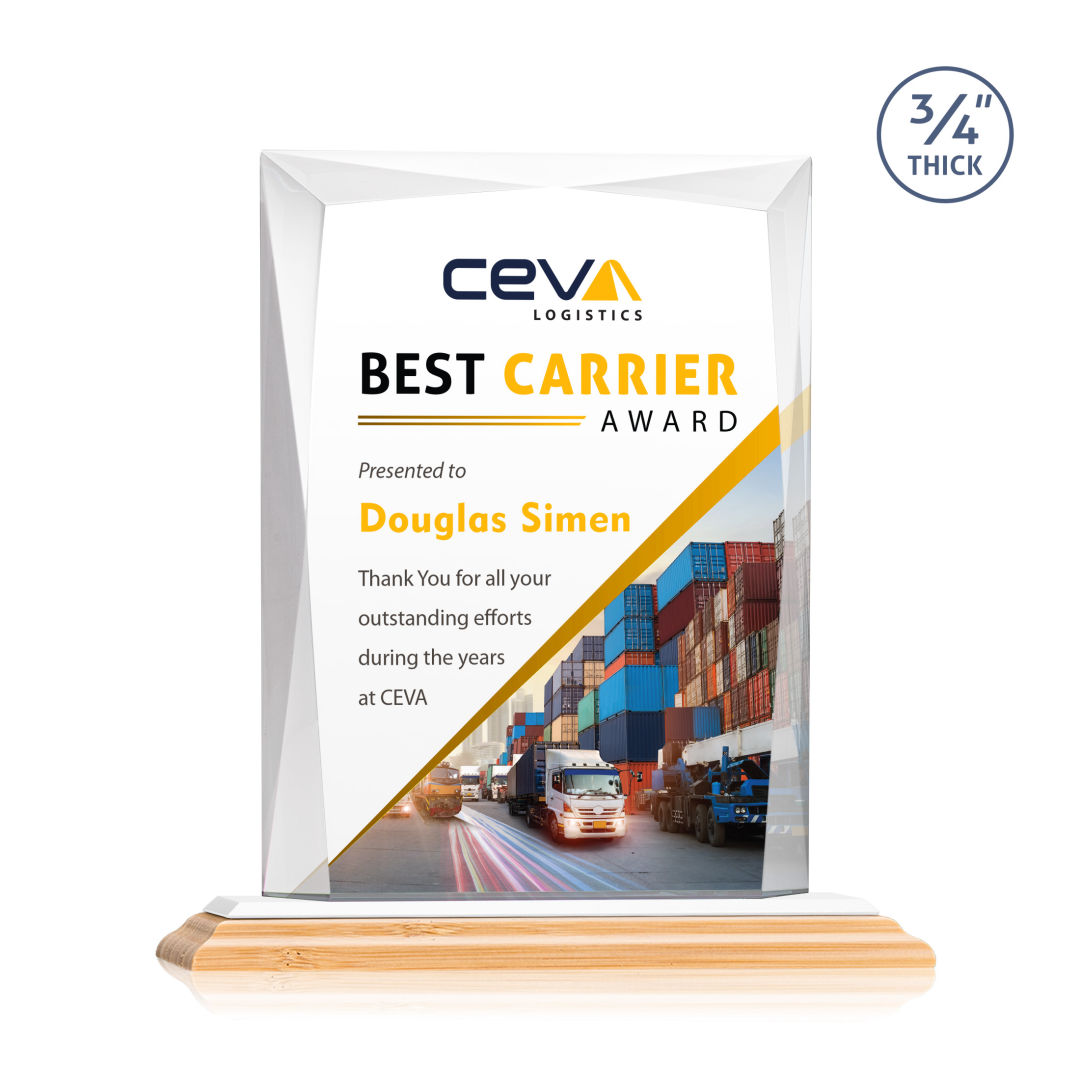 Messina VividPrint™ Award - Bamboo/White 4