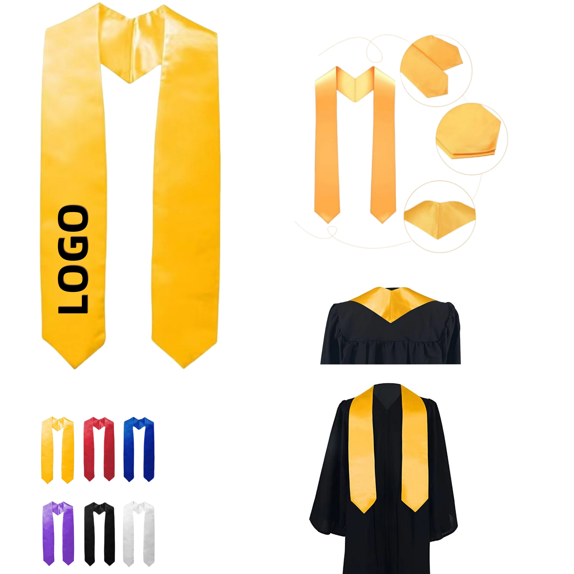 MOQ50 Graduation Honor Stole 2