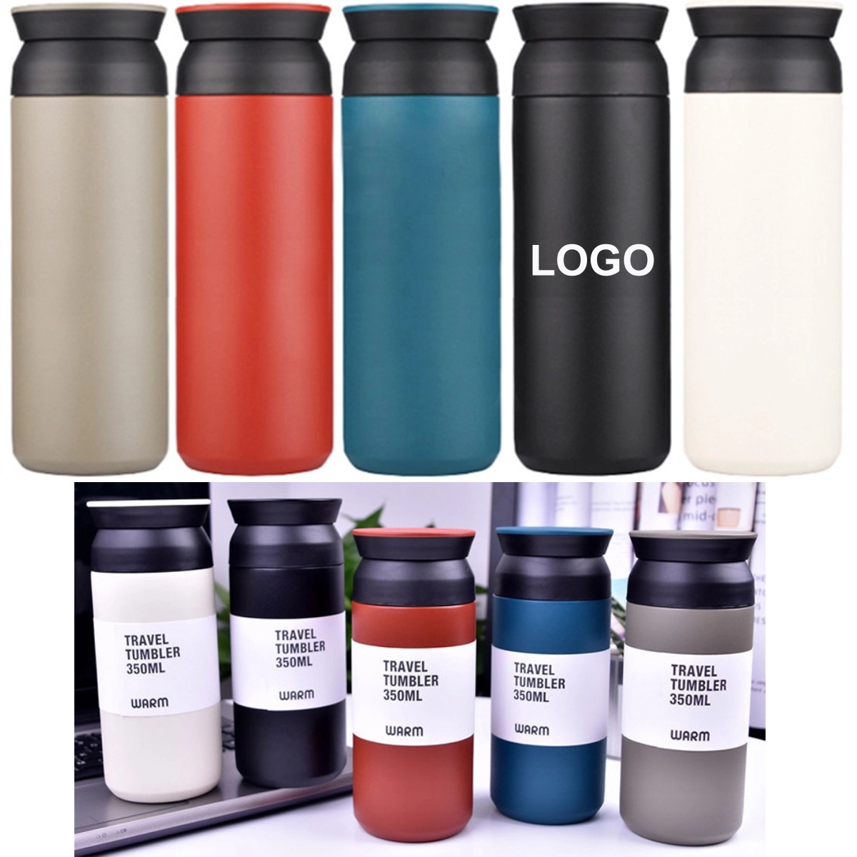 12Oz Double Walled Vacuum Insulated Travel Tumbler Bottle 3