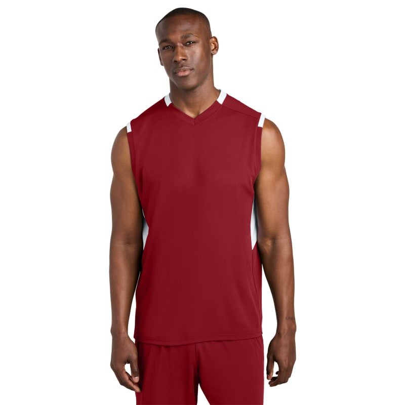 Sport-Tek Club Sleeveless V-Neck 6