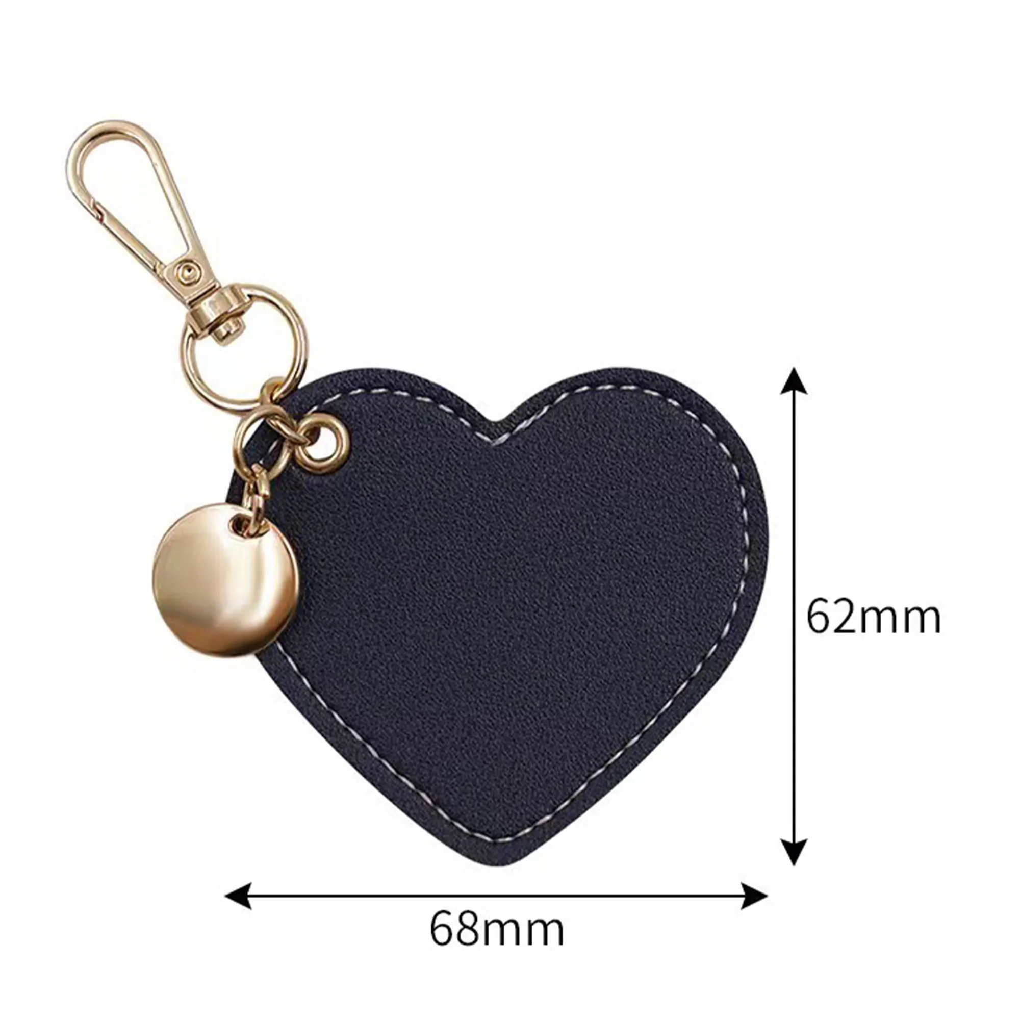 Heart Leather Keychain 2