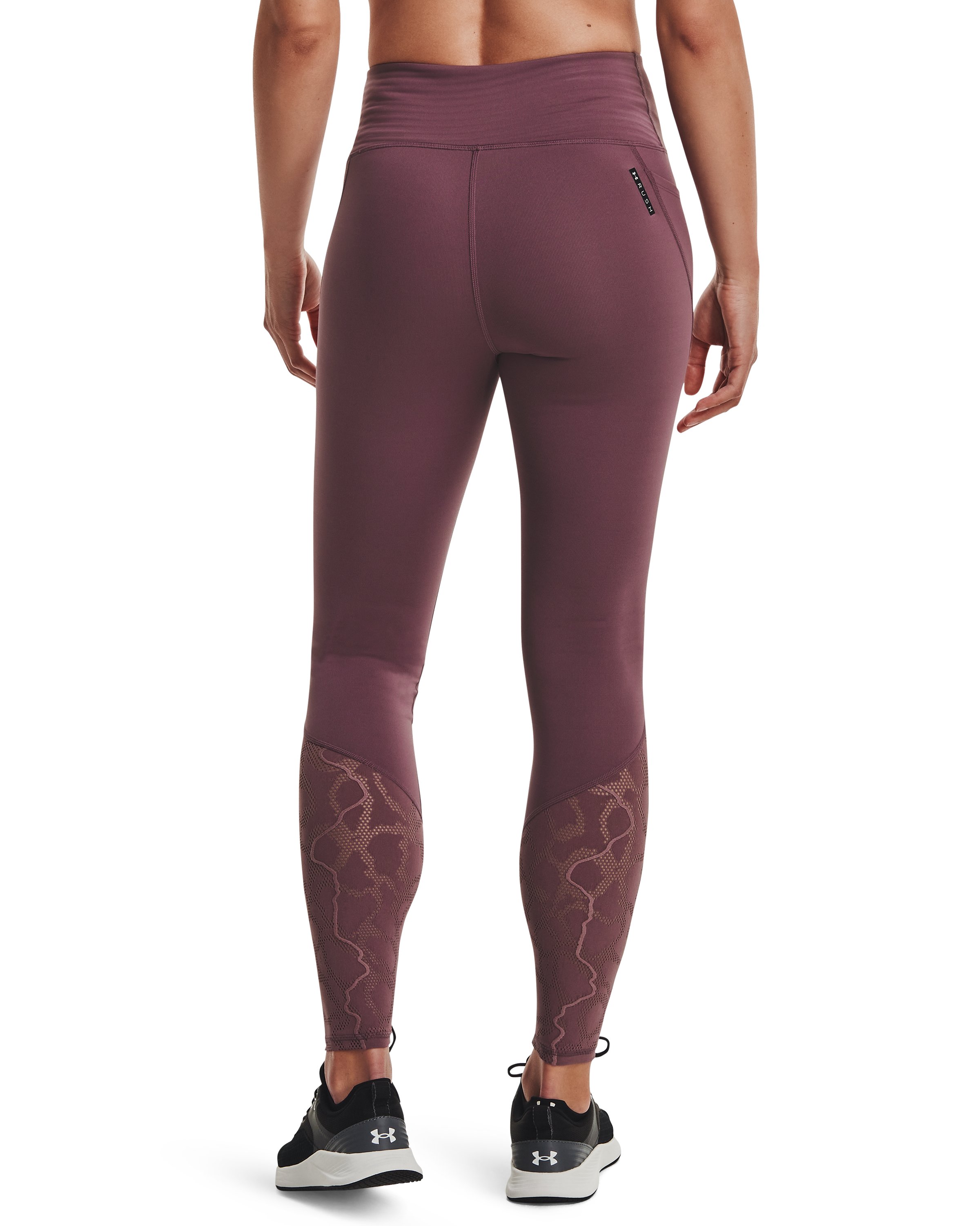Women's UA RUSH HeatGear No-Slip Waistband Full-Length Leggings  2