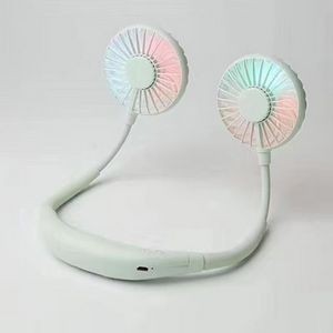 Dual Breeze Hands-Free Neck Fan with Mood Light 1
