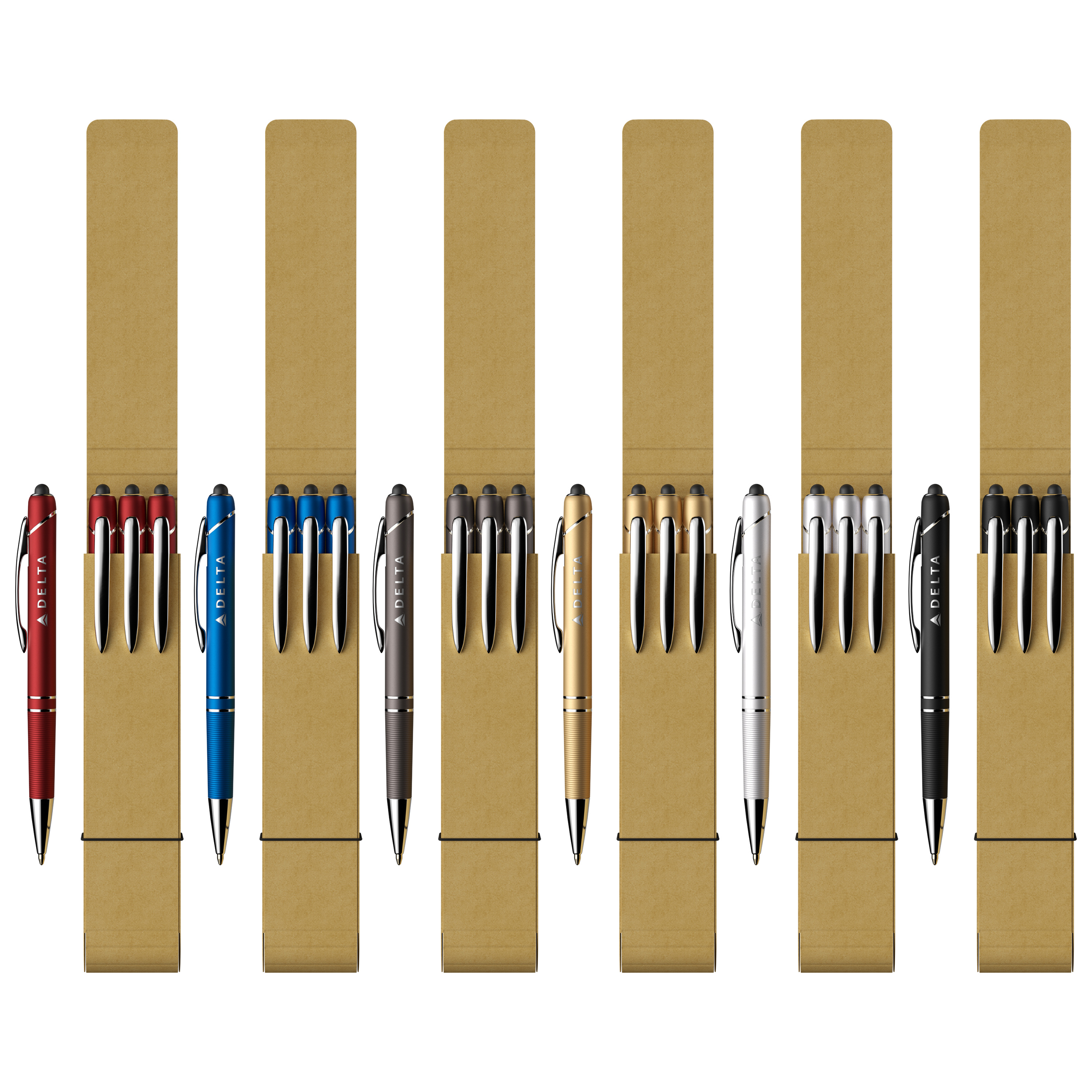 3-piece glacio pen set with recycled case 16