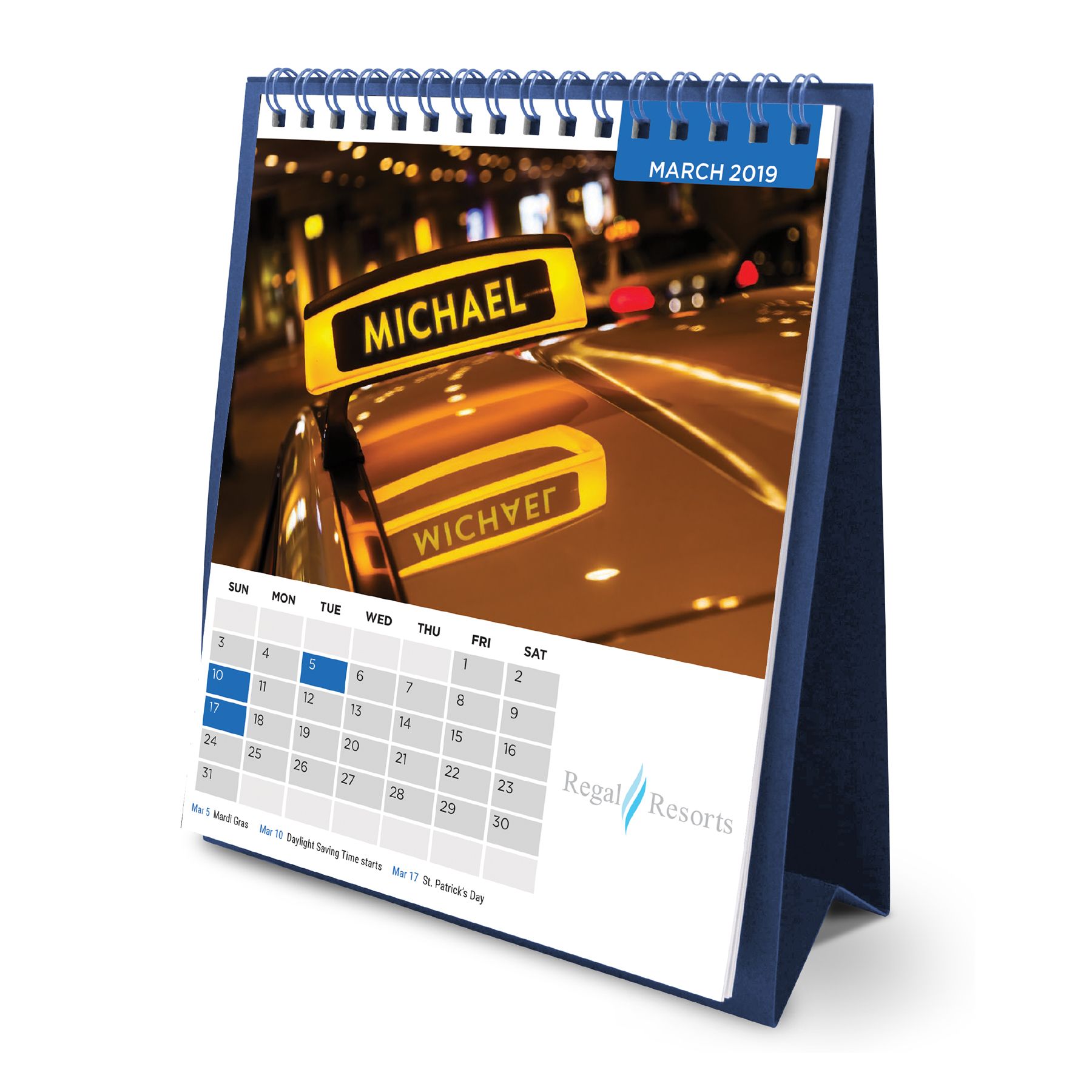 Flip Calendar w/Name Personalization (Tall) 3