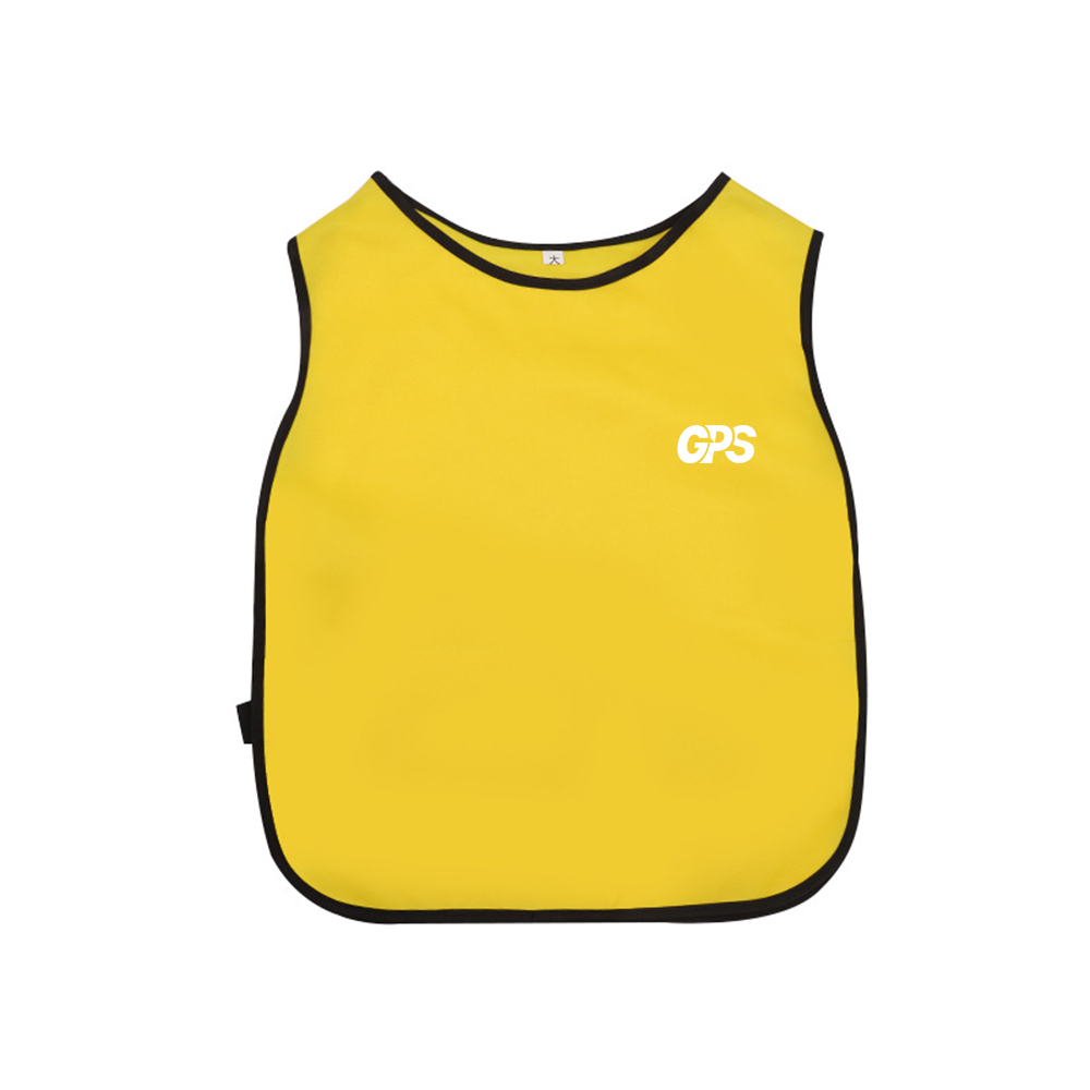 Environmentally friendly outdoor safety bib for children