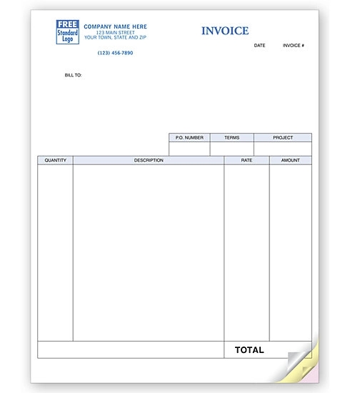 Service Invoices, Laser, Classic 1