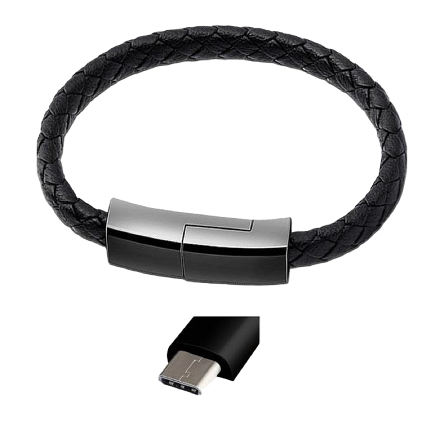 Type C USB Leather Bracelet Fast Charging Cable 5