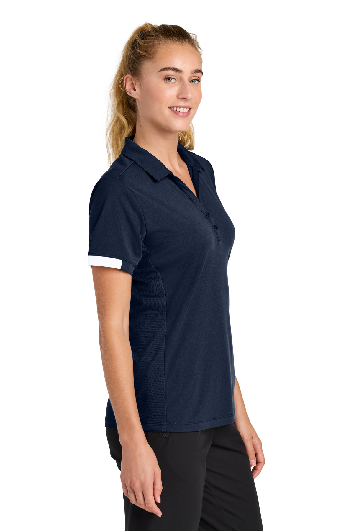 Sport-Tek Women's Club Colorblock Polo LST444 40