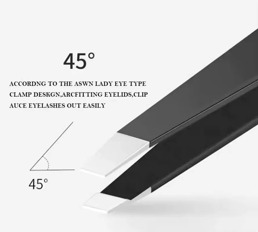 Professional Stainless Steel Tweezers Set with Travel Case 2