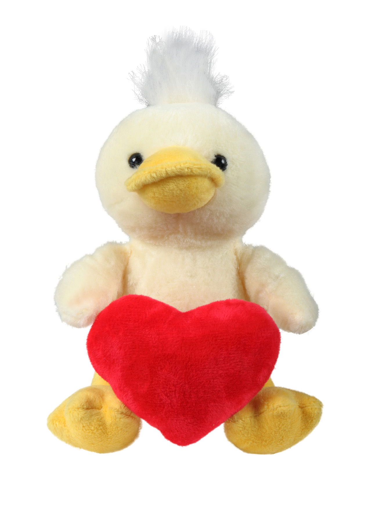 soft plush Duck with heart