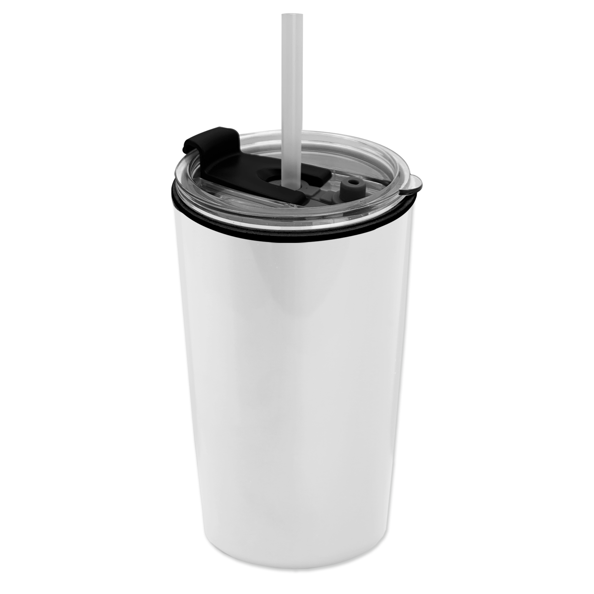 Sentinel 14 oz. Metallic Tumbler with 2-in-1 Flip and Straw hole