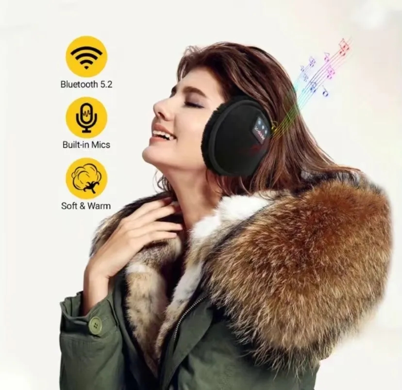 Bluetooth music earmuffs for warmth 2