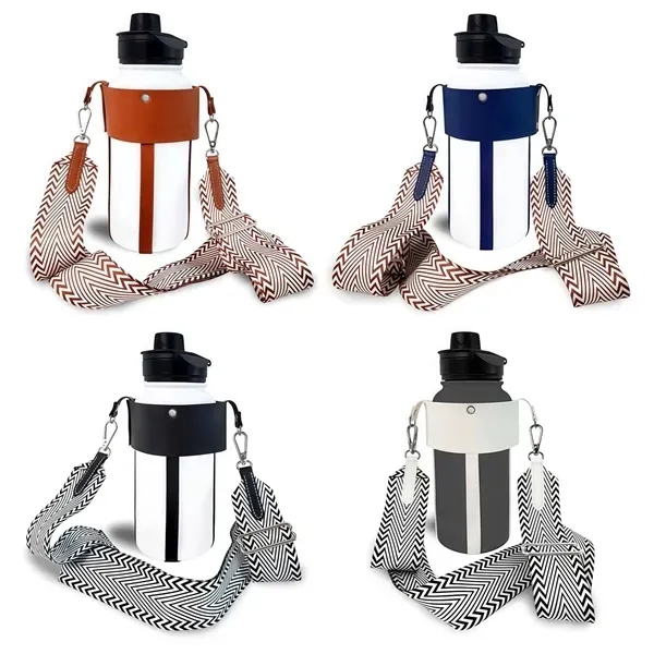 PU Leather Cup Holder - Stylish Tumbler Sleeve 12