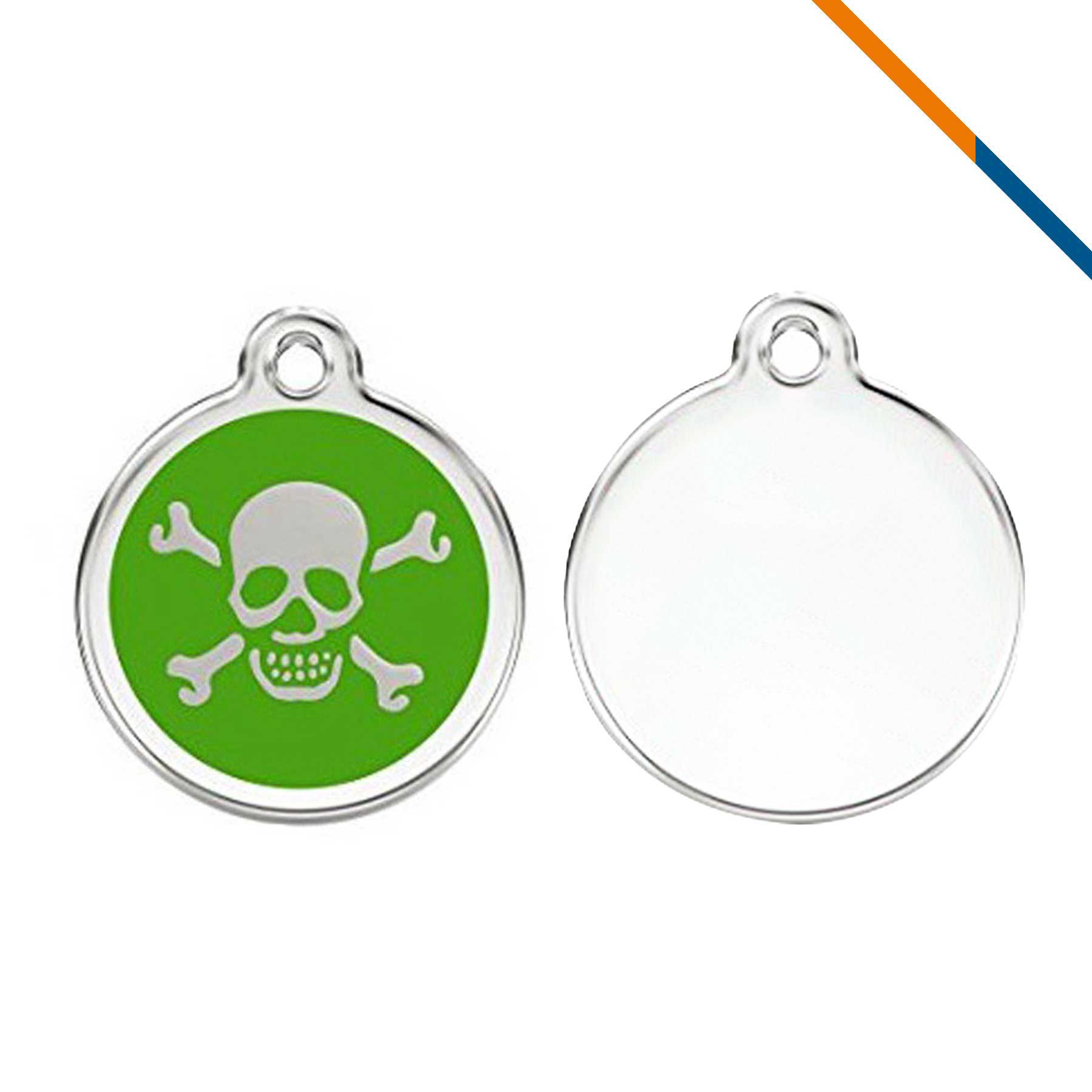 Ruby Skull Pet Tag 9