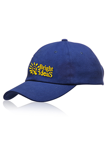 6 Panel Unconstructed Brushed Cotton Caps 6