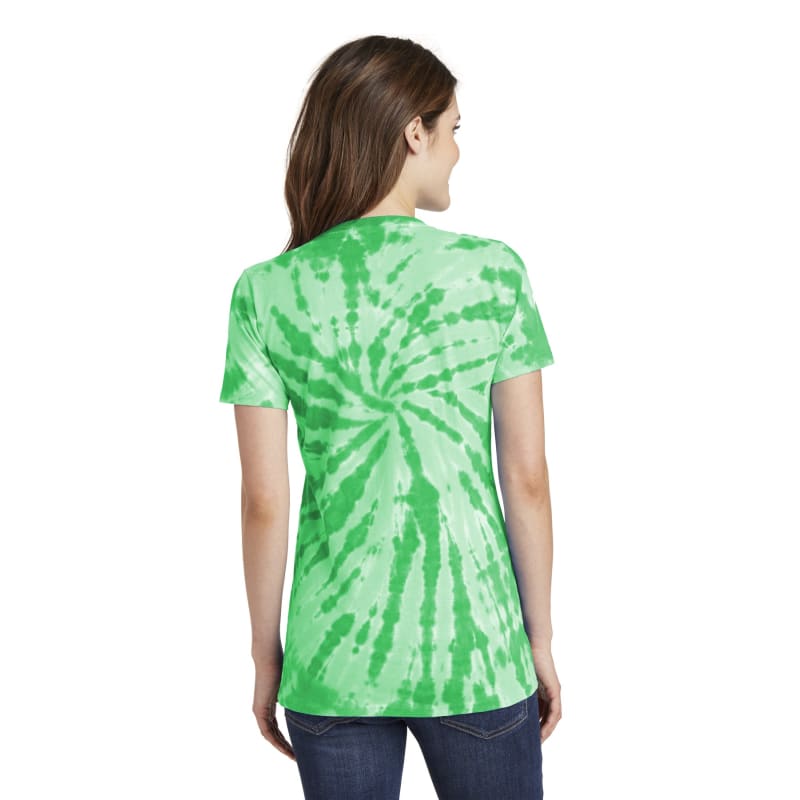 Port & Company Women's Tie-Dye V-Neck Tee. 32