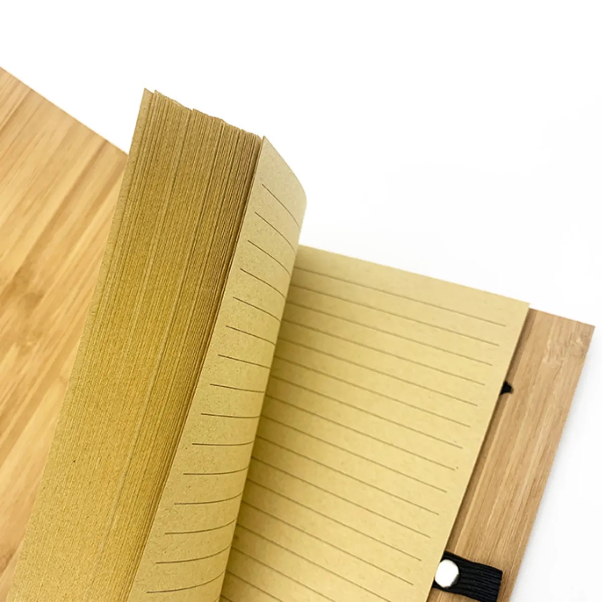 A5 Eco-Friendly Bamboo Notebook With Spiral Binding & Pen 4