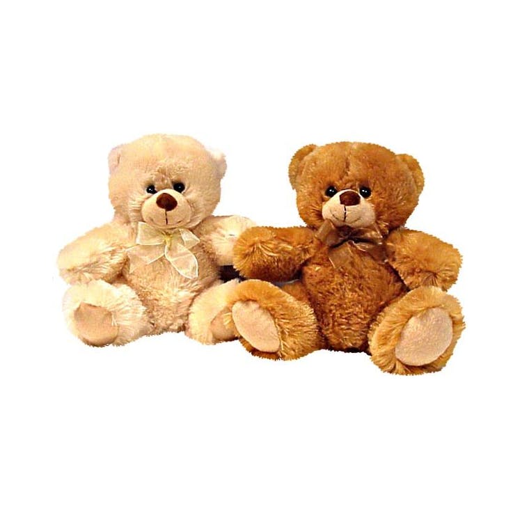Sitting Bear Plush Toys - Assorted Colors 10" 1