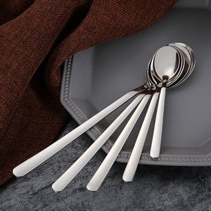 Wooden Handle Dessert Coffee Spoon 6