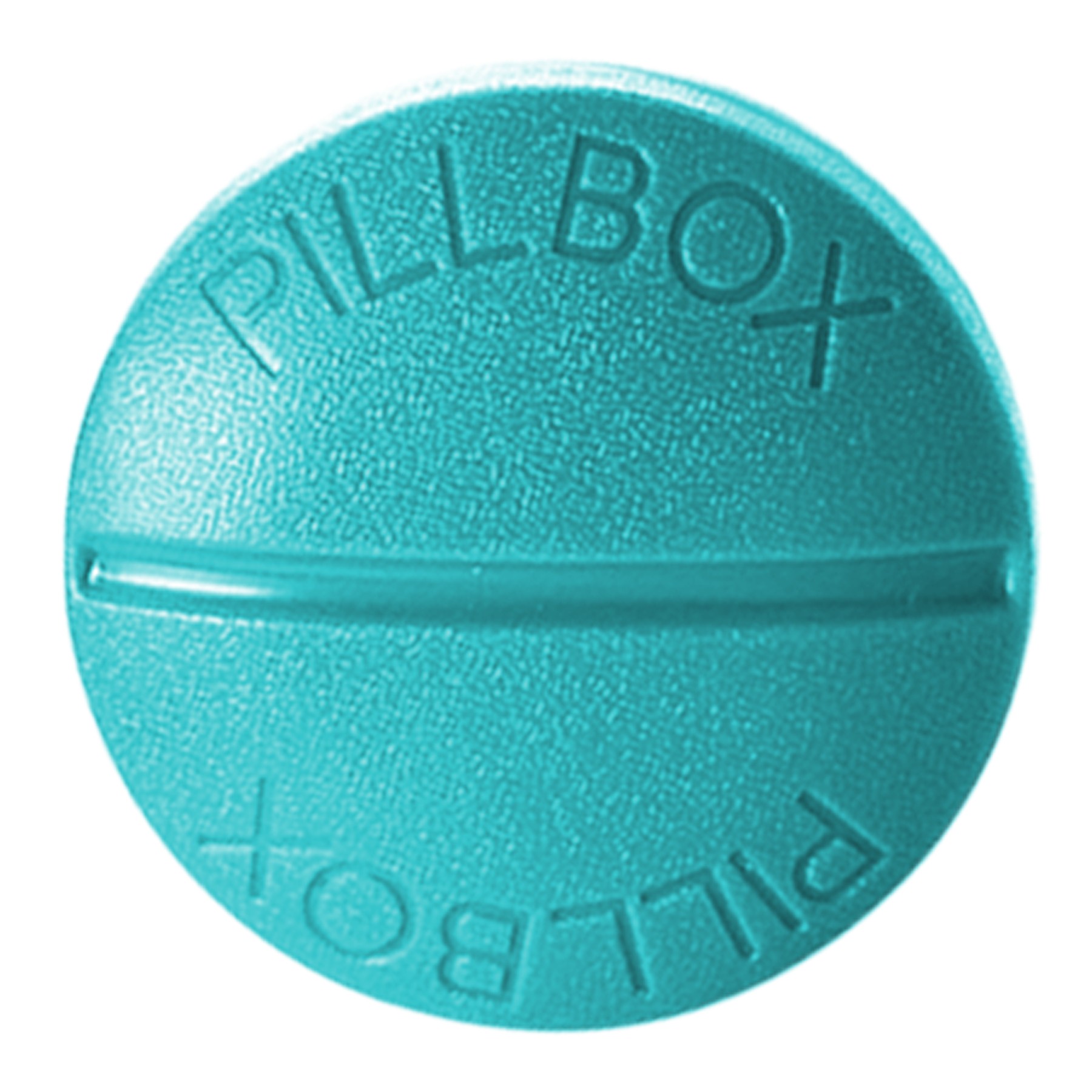 Round Four-Compartment Pillbox 4
