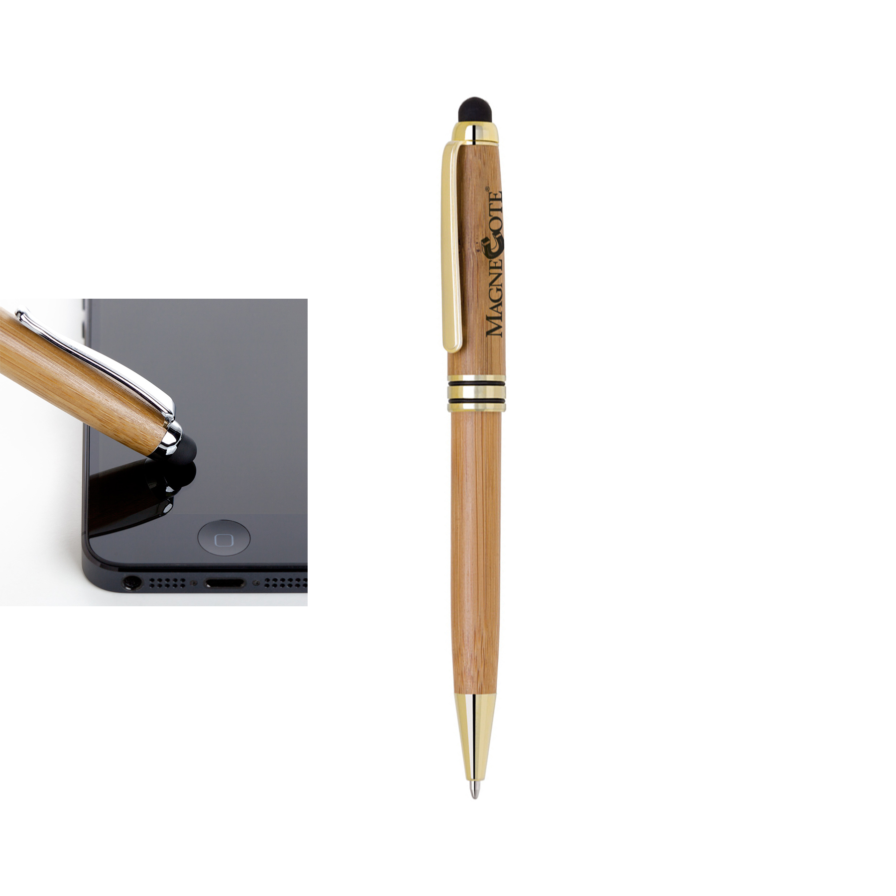 ECO-Friendly Bamboo stylus and ballpoint pen 1