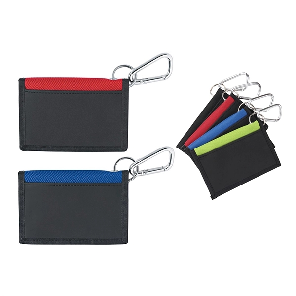 Branded Wallet With Carabiner 2