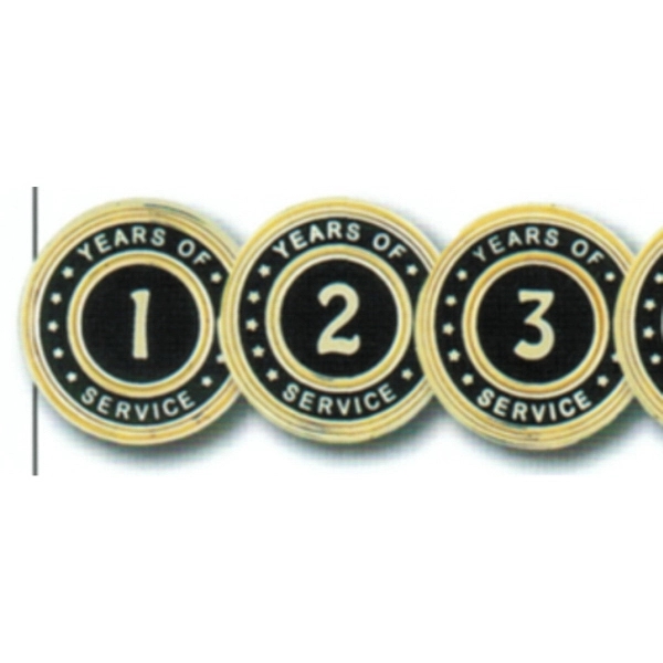 Years of Service Cloisonne Pin