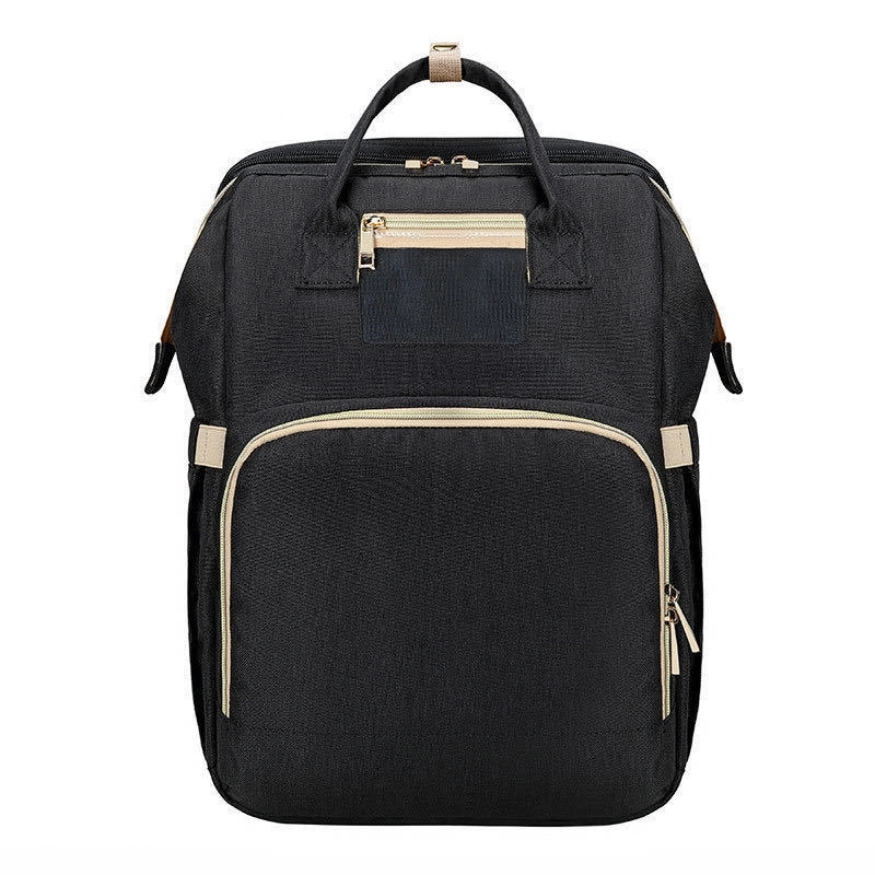 Oxford Foldable Baby Crib Diaper Backpack 7