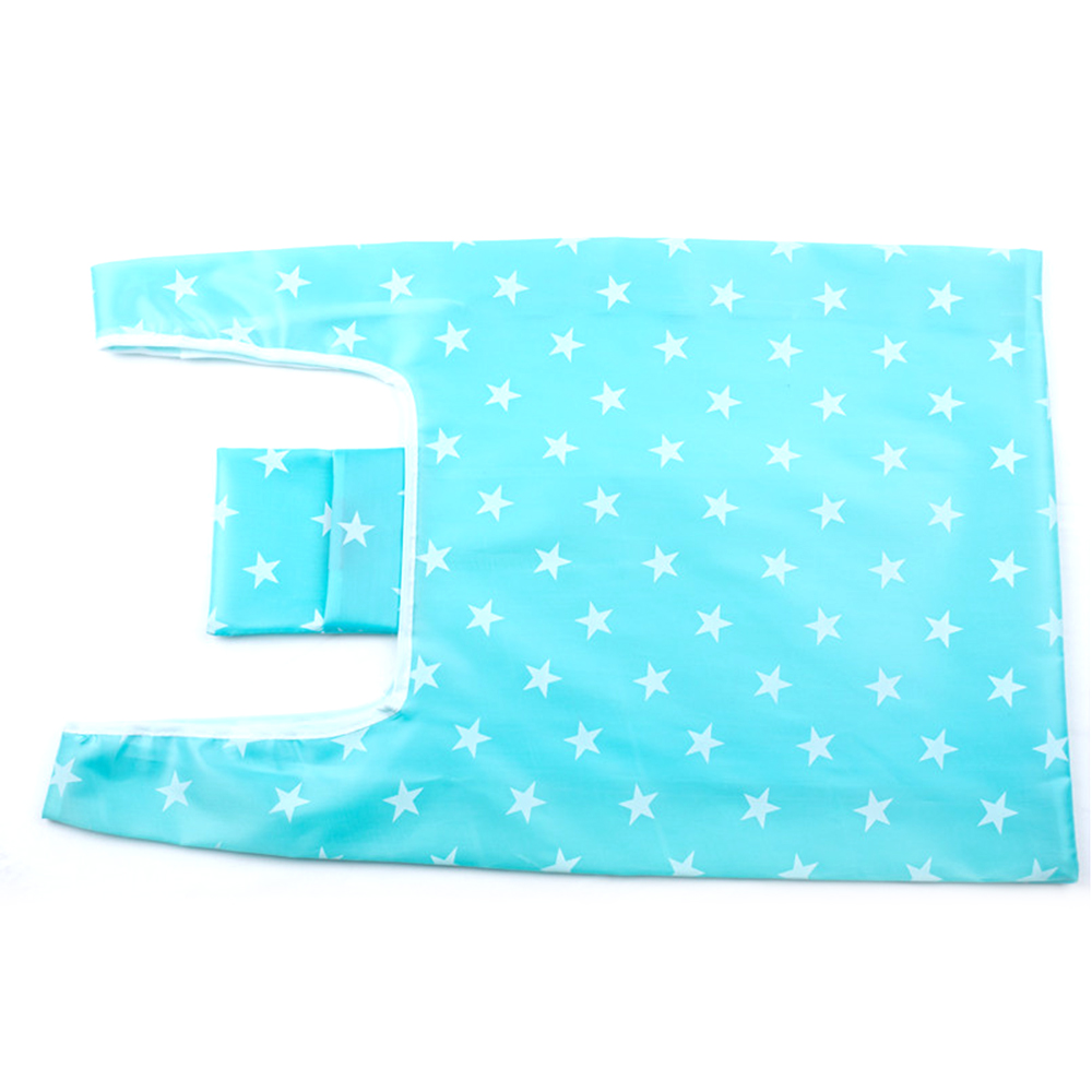 Reusable oxford cloth folding shopping bag large supermarket tote bag 4