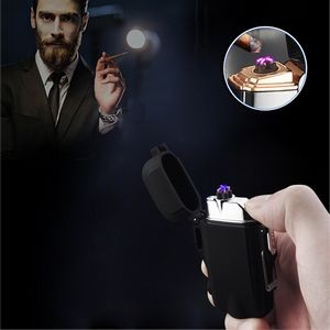 Flashlight With Compass And Dual Arc Lighter 15