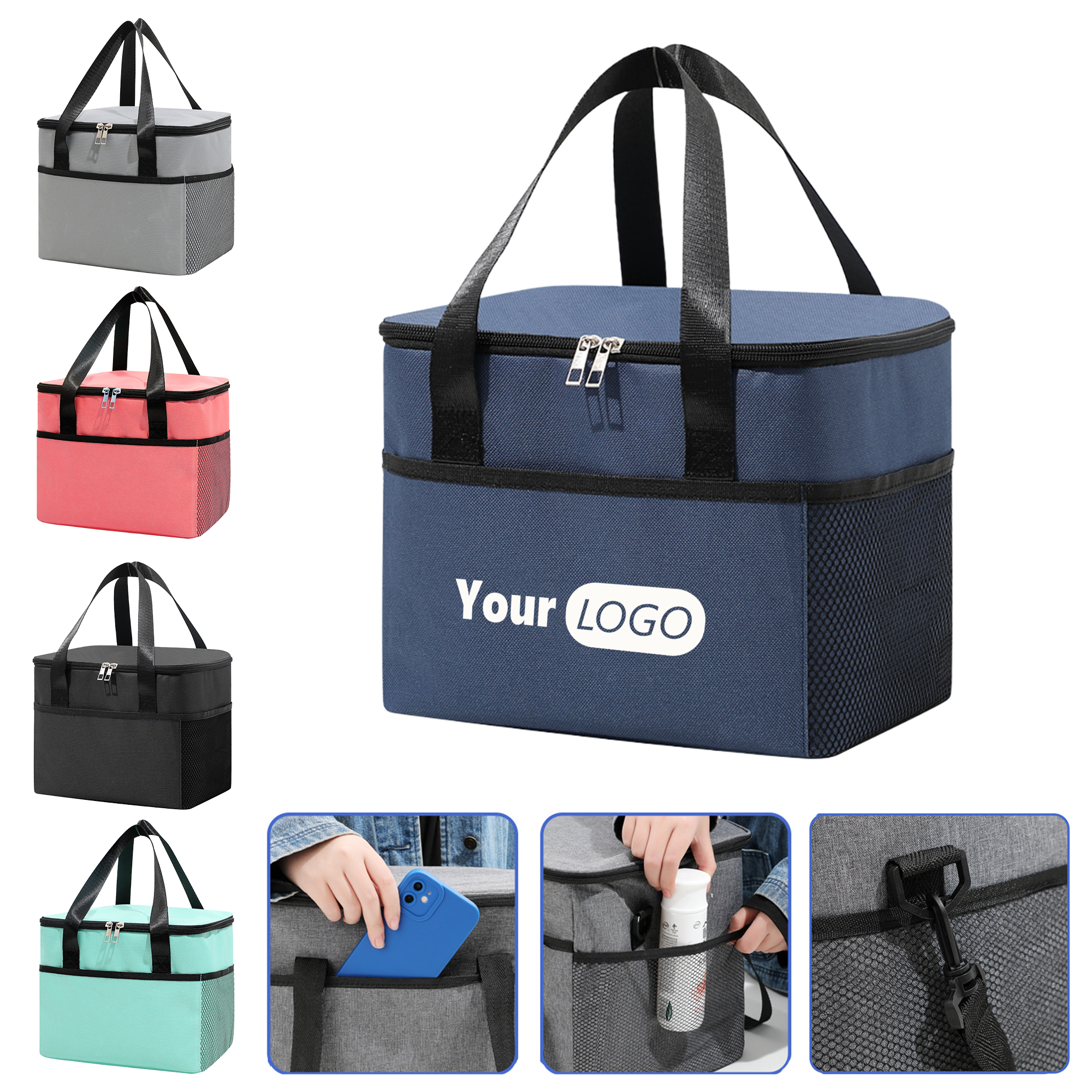 MOQ20 Insulated Cooler Lunch Bag 4