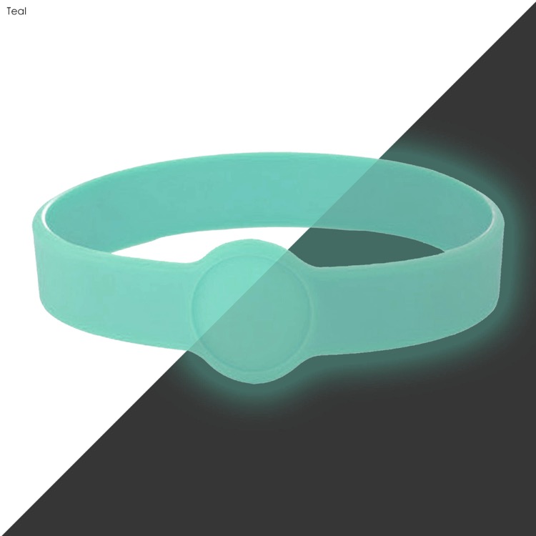 Neon Glow Silicone Wrist Band Custom Design 15