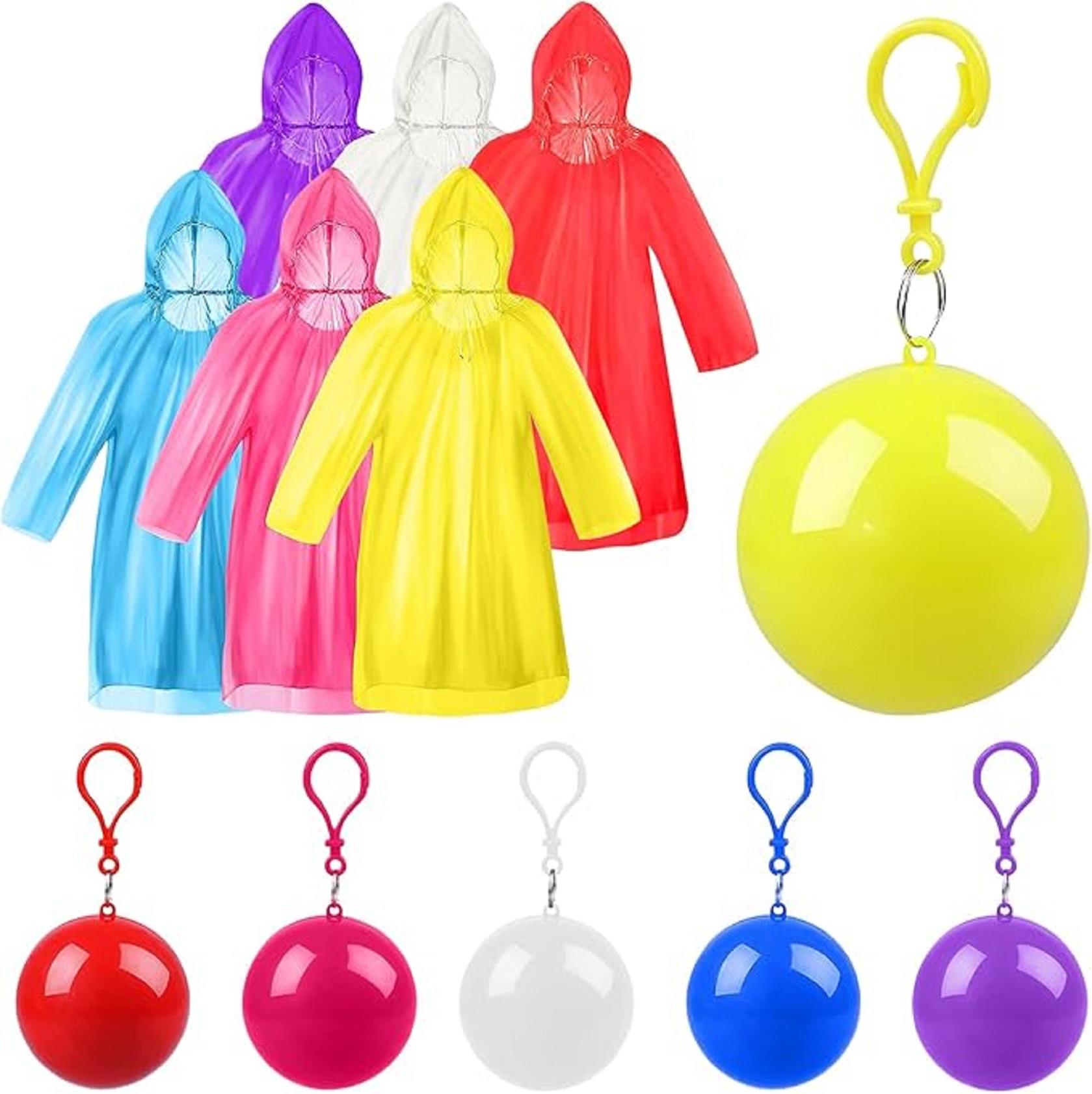 Disposable Emergency Rain Ponchos 1