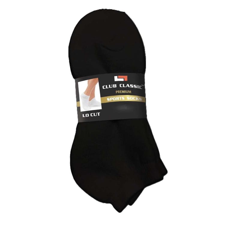 Sports Socks Black Size 4-6 2