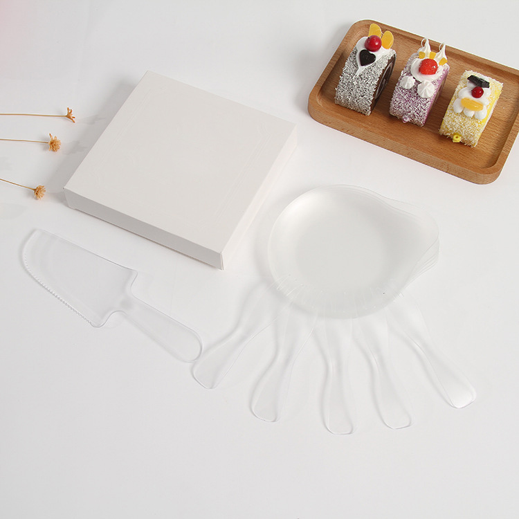 Disposable Plastic Cake Cutlery Set 1