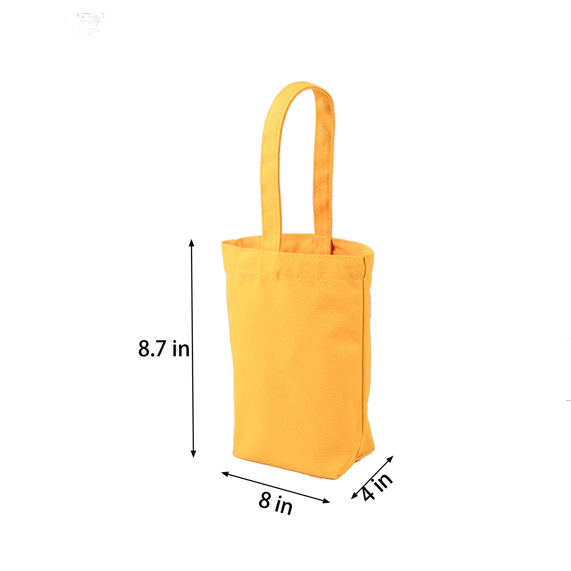 Canvas Handbag Bucket Bag, custom tote bag with logo imprint 3