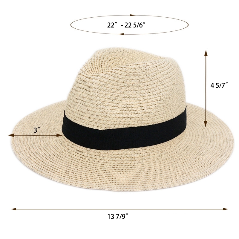 Wide Brim Straw Panama Hat 1