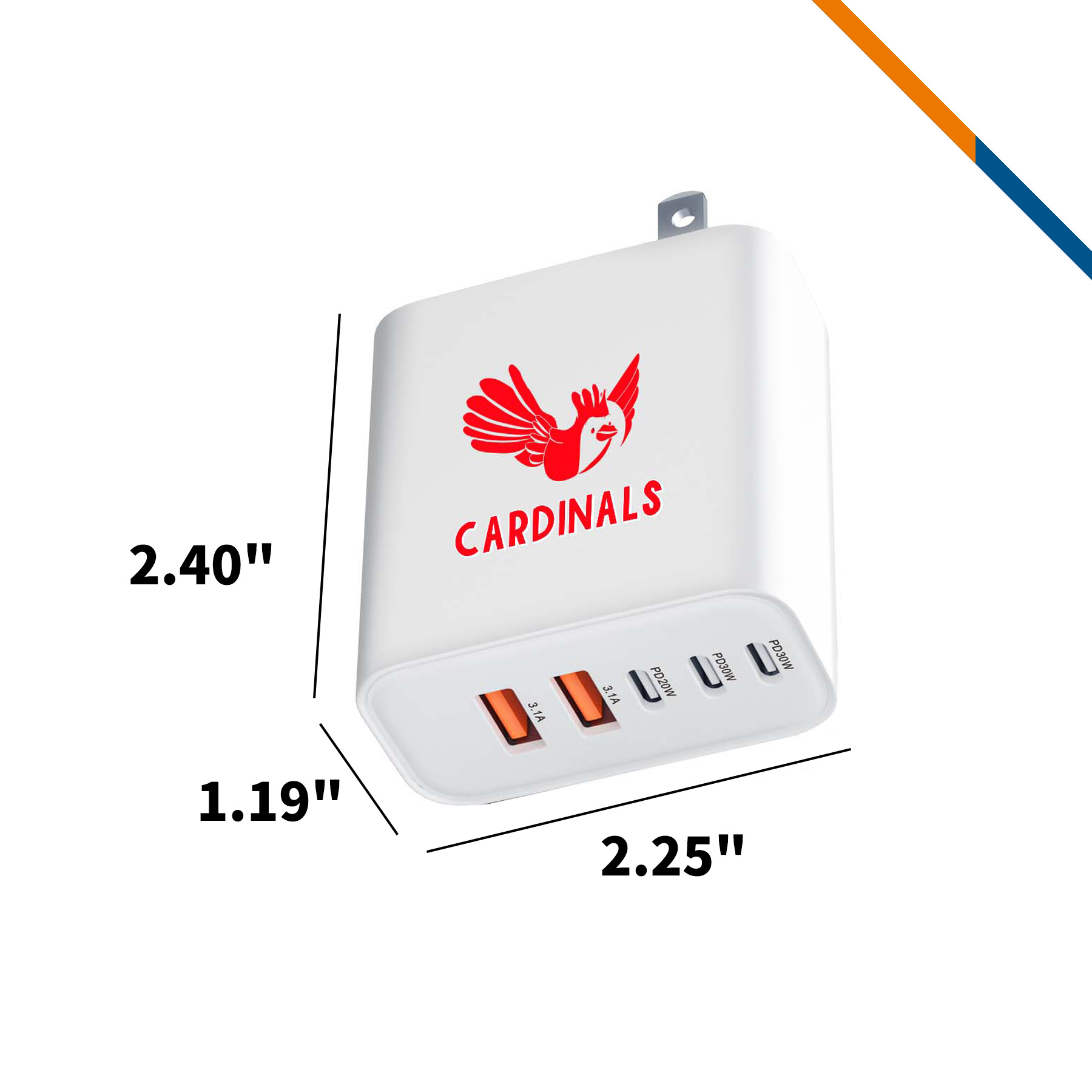 PowerPlex 60W 5 Ports Fast Charger 2