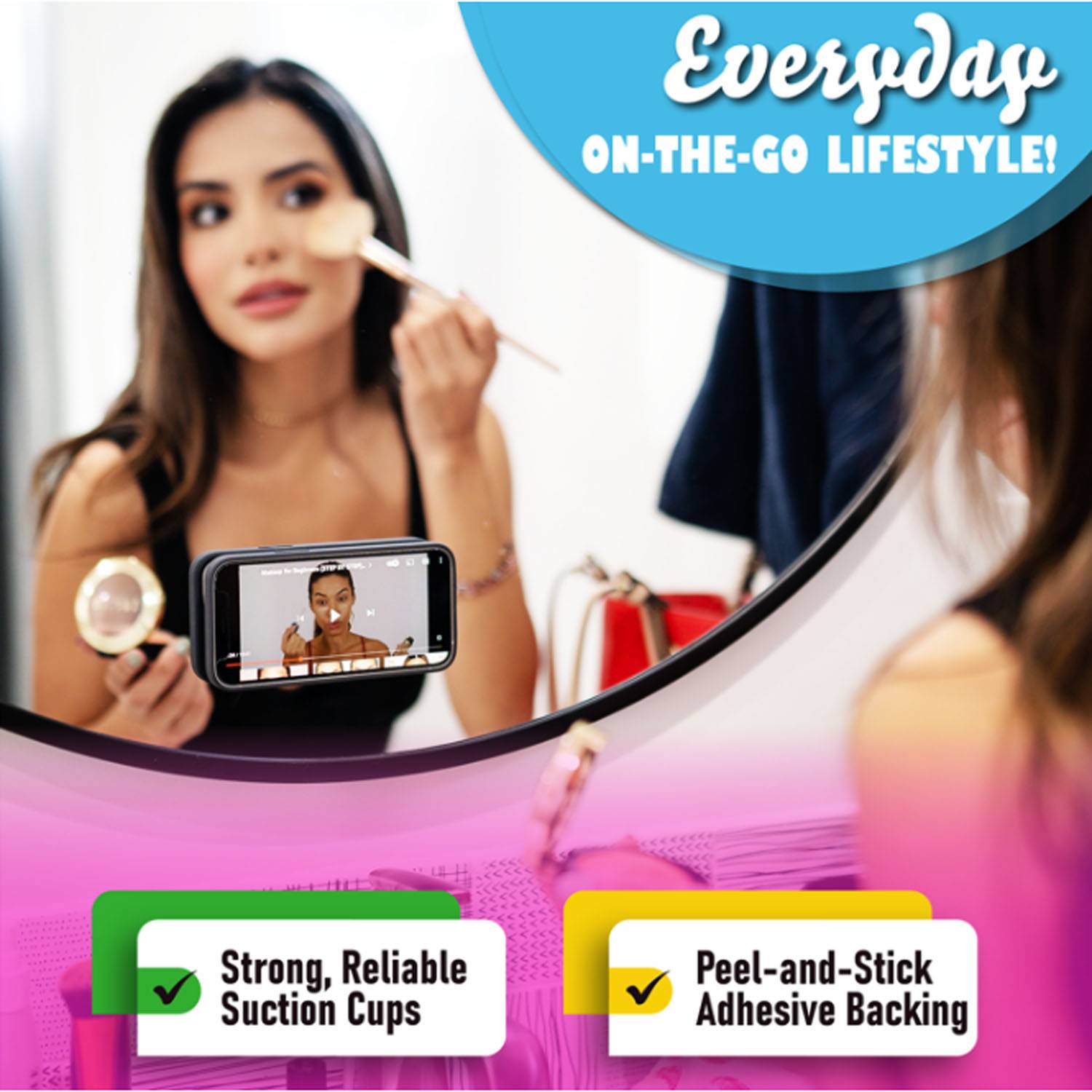 Silicone Suction Phone Case Adhesive Mount 9